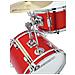 Batteria Acustica Per Bambini, 3 Pezzi, Rosso Jds-203 - Foto miniatura 6