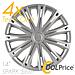 Copricerchi Auto Universali 14 Pollici Tech-one Spark Silver 31586 - Foto miniatura 1
