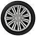 Copricerchi Auto Universali 14 Pollici Tech-one Spark Silver 31586 - Foto miniatura 2