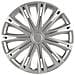 Copricerchi Auto Universali 14 Pollici Tech-one Spark Silver 31586 - Foto miniatura 3