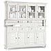 Chelsey - Credenza Con Vetrina In Legno Massello Cm 196 X 43 X 218 H - Foto miniatura 2