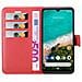 Custodia Compatibile Con Xiaomi Mi A3 In Rosso Carminio - Coperchio Protettiva Con Chiusura Magnetica, Funzione Stand E Tasca Per Le Carte - Foto miniatura 7