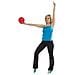 Fitness Ball Fig, Non Verniciato, Diametro : 19 Cm, Colore : Rosso [ impianti ] - Foto miniatura 3