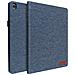 Cover Porta Carte Ipad 9 2021 Ipad 8 2020 Ipad 7 2019 Tessuto Blu - Foto miniatura 1