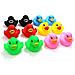 Novit Luogo Float Squeak Rubber Duck Ducky Bagno Giocattolo Del Bambino Per I Bambini Colori Assortiti (12 Pz)  - Foto miniatura 1