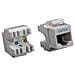 Cat. 5e Keystone Jack, RJ-45, unshielded light grey - Foto miniatura 1