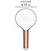 Cuffia Doccia Con Pulizia Automatica, Ø 12 Cm, Oro Rosa, - Foto miniatura 7