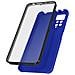 Cover Xiaomi Redmi Note 11 / 11s Retro Rigido E Fronte Flessibile - Blu - Foto miniatura 1