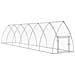 Gabbia Per Polli Argento 600x105x120 Cm In Acciaio Zincato - Foto miniatura 1