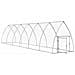 Gabbia Per Polli Argento 600x105x120 Cm In Acciaio Zincato - Foto miniatura 2