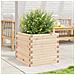 Fioriera Da Giardino 50x50x45,5 Cm In Legno Massello Di Pino - Foto miniatura 3