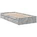 Giroletto Cassetti Grigio Cemento 90x190 Cm Legno Multistrato - Foto miniatura 3