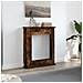 Cornice Per Camino Rovere Fumo 75x20x87,5 Cm In Truciolato - Foto miniatura 3