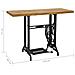 Tavolo Consolle Stile Macchina Da Cucire 110x40x75 Cm - Foto miniatura 5