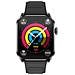 Smartwatch Amoled Da 1,93"" Con Chiamata Bluetooth Compatibile Con L'app Gloryfit Black - Foto miniatura 3
