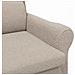 poltrona Grigio chiaro 76 x 94 x 102 cm Tessuto - Foto miniatura 7