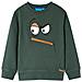 Felpa per Bambini Verde Scuro 104 - Foto miniatura 1