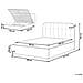 Letto Contenitore Ciniglia Challans 180 X 200 Cm Beige - Foto miniatura 8