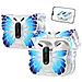 Custodia Protettiva A Farfalla In Tpu Compatibile Con Apple Airpods 4 - Antigraffio, Antipolvere Blue - Foto miniatura 1
