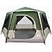 Tenda Capanna con tetto Verde 400 x 350 x 212 cm - Foto miniatura 5