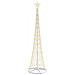 Albero di Natale LED Bianco caldo 70 x 70 x 250 cm Metallo - Foto miniatura 1