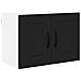 Pensile cucina 2 pcs Nero 60 x 31 x 40 cm Legno multistrato - Foto miniatura 6