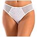 Slip Da Donna Con Tulle Plumetis, Generoso Cotone Biologico D0asg - Foto miniatura 1