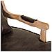 Poltrona In Legno Imbottita Marrone 64x72x92h - Foto miniatura 7