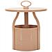 Tavolino Vkh1096-rosa-plastica-44x44x43 Cm - Foto miniatura 1