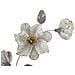 Decorazione In Metallo 3d Fiori 23-multicolore-metallo-50x5,5x90,5 Cm - Foto miniatura 2
