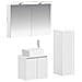 Set di mobili per il bagno 4 pcs Bianco - Foto miniatura 1