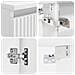 Set di mobili per il bagno 4 pcs Bianco - Foto miniatura 4