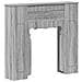 Cornice per camino Sonoma grigio 93 x 20 x 89 cm - Foto miniatura 1