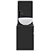 Set di mobili per il bagno 2 pz Nero 33 x 34,5 x 100 cm - Foto miniatura 6