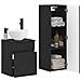 Set di mobili per il bagno 2 pz Nero 33 x 34,5 x 100 cm - Foto miniatura 9