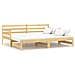 Divano Letto Estraibile in Legno Massello di Pino 2x (90x200) cm - Foto miniatura 1