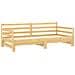Divano Letto Estraibile in Legno Massello di Pino 2x (90x200) cm - Foto miniatura 6