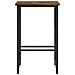 Sgabello da bar Rovere Fumo 40 x 32 x 64 cm - Foto miniatura 3