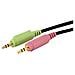 Cavo switch KVM DVI-D Dual Link USB 4 in 1 con audio e microfono 1,8 m - Foto miniatura 4