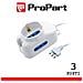 Multipresa 3pos Bipasso + Bipasso/schuko Spina16a - Foto miniatura 1
