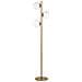 Lampada Da Terra Con Base In Oro A 3 Punti Luce Wadi - Foto miniatura 19