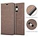 Custodia Compatibile Con Xiaomi Redmi Pro In Bruno Caffè - Coperchio Protettiva Con Chiusura Magnetica, Funzione Stand E Tasca Per Le Carte - Foto miniatura 3