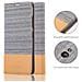 Custodia Compatibile Con Nokia Lumia 540 In Grigio Chiaro Marrone - Coperchio Protettiva Con Chiusura Magnetica, Funzione Stand E Tasca Per Le Carte - Foto miniatura 9
