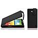 Custodia Compatibile Con Lg L70 In Nero Ossido - Coperchio Protettivo In Design Flip Realizzato In Similpelle Testurizzata - Foto miniatura 4