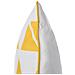 Cuscino Decorativo A Triangoli Gialli 45 X 45 Cm Pansy - Foto miniatura 2