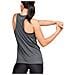 Tech Tanktopmaglia Donnagrigio (carbon Heather / Metallic Silver090) Sm - Foto miniatura 2