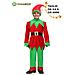 Costume Elfo Di Babbo Natale Bambino Taglia 3/4 Anni - Foto miniatura 1