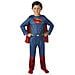 Costume Classico Superman Justice League Bambino - Taglia: 7/8 Anni (117/128 Cm)  - Foto miniatura 1
