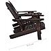 Sedie da Giardino Adirondack con Tavolino Legno Abete Marrone - Foto miniatura 6