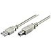 USB AB 300 LC HiSpeed 2.0 3m, USB A, USB B, Maschio / maschio, 2x AWG 28 2x AWG 28 - Foto miniatura 1